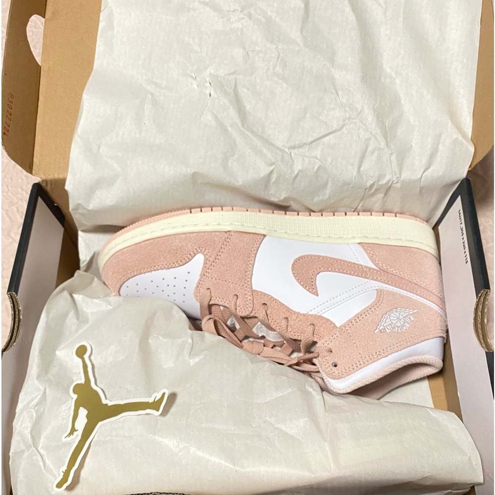 JORDAN 1 MID PINK SAIL